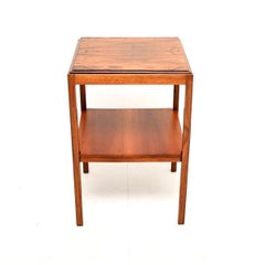 Art Deco Burr Walnut Side Table