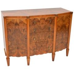 Art Deco Burr Walnut Sideboard