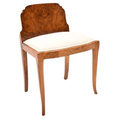 Art Deco Hocker aus Wurzelholz