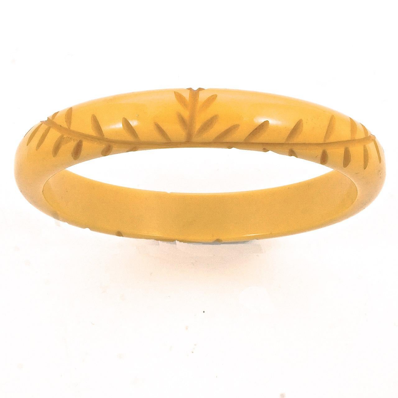 carved bakelite bangle