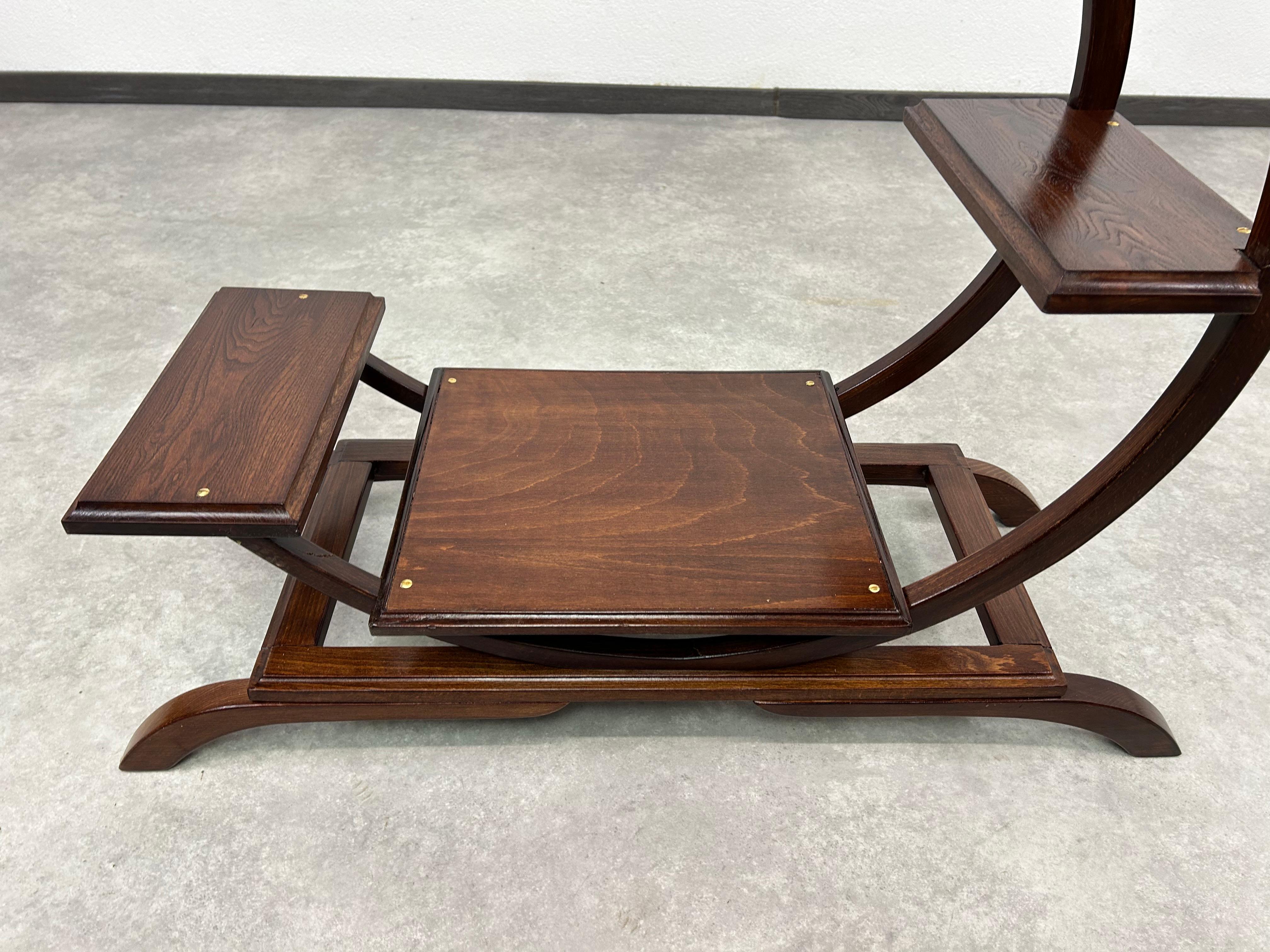 Art deco C-förmiger Pflanzenständer im Angebot 2