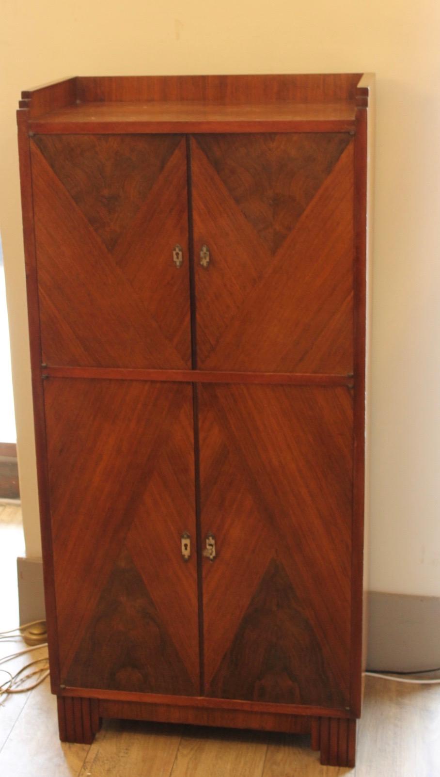 Art deco cabinet, 1930, French In Good Condition For Sale In Nice, FR