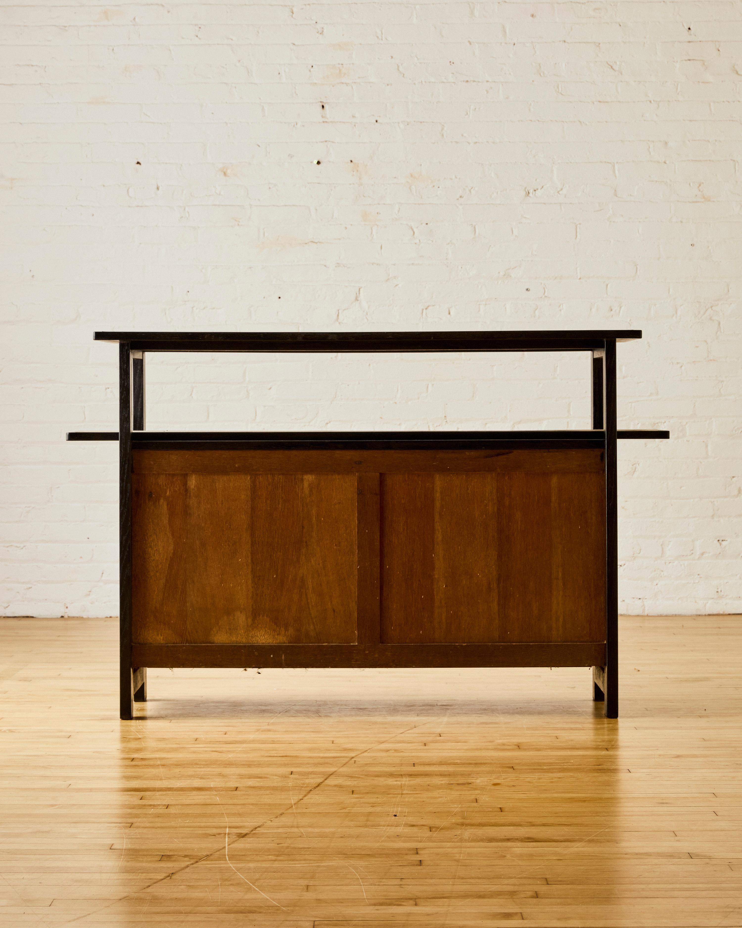 Lacquered Art Deco Cabinet by Architect, Frits Spanjaard