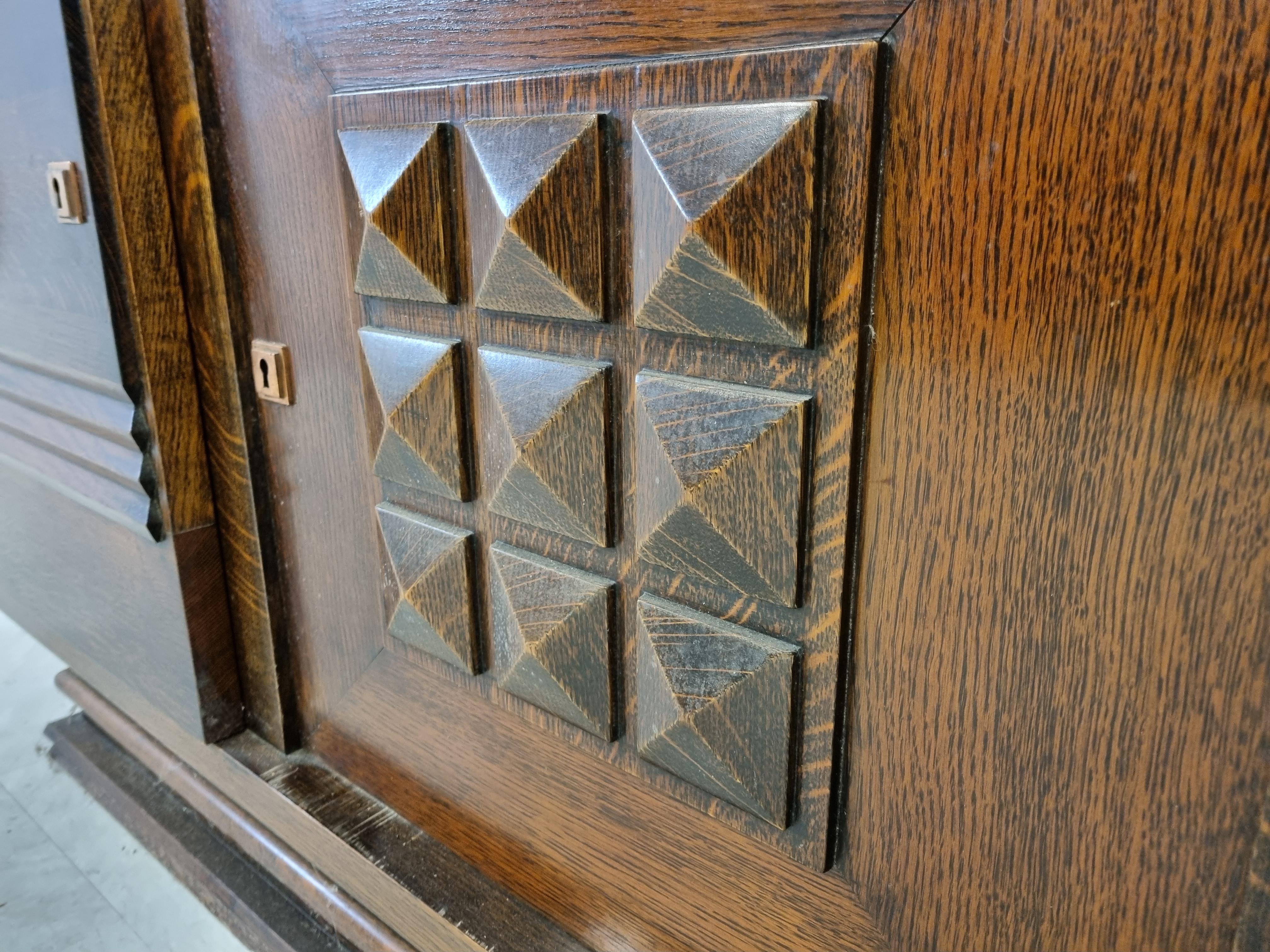 Art Deco Cabinet by Charles Dudouyt, 1940s For Sale 8