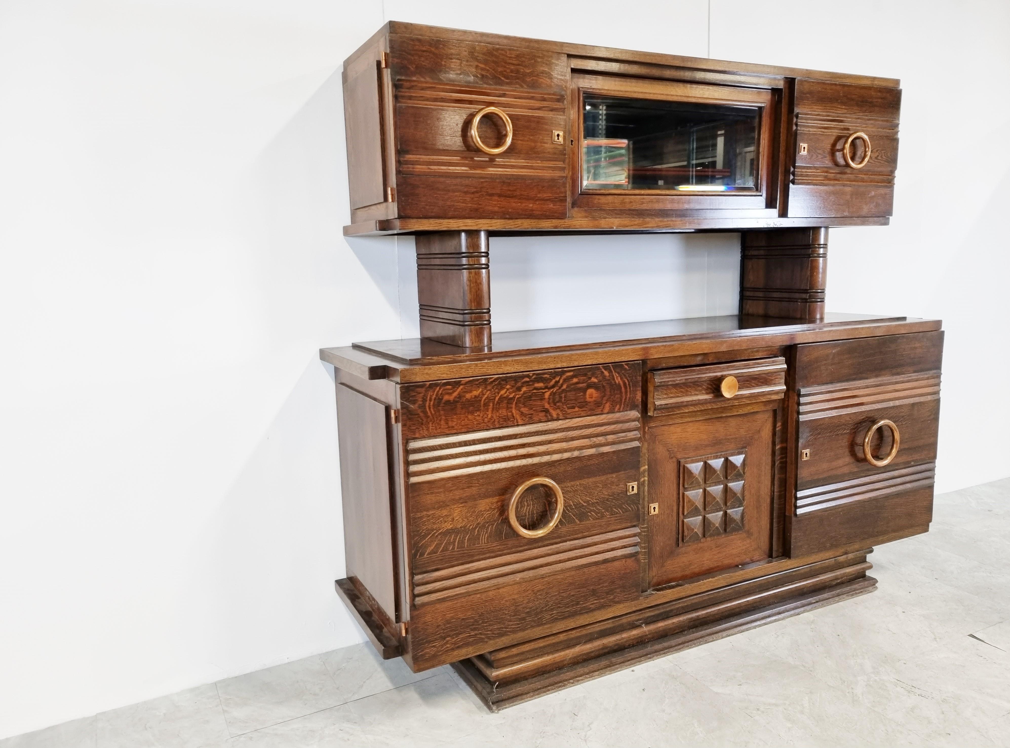 Art Deco Cabinet by Charles Dudouyt, 1940s For Sale 2