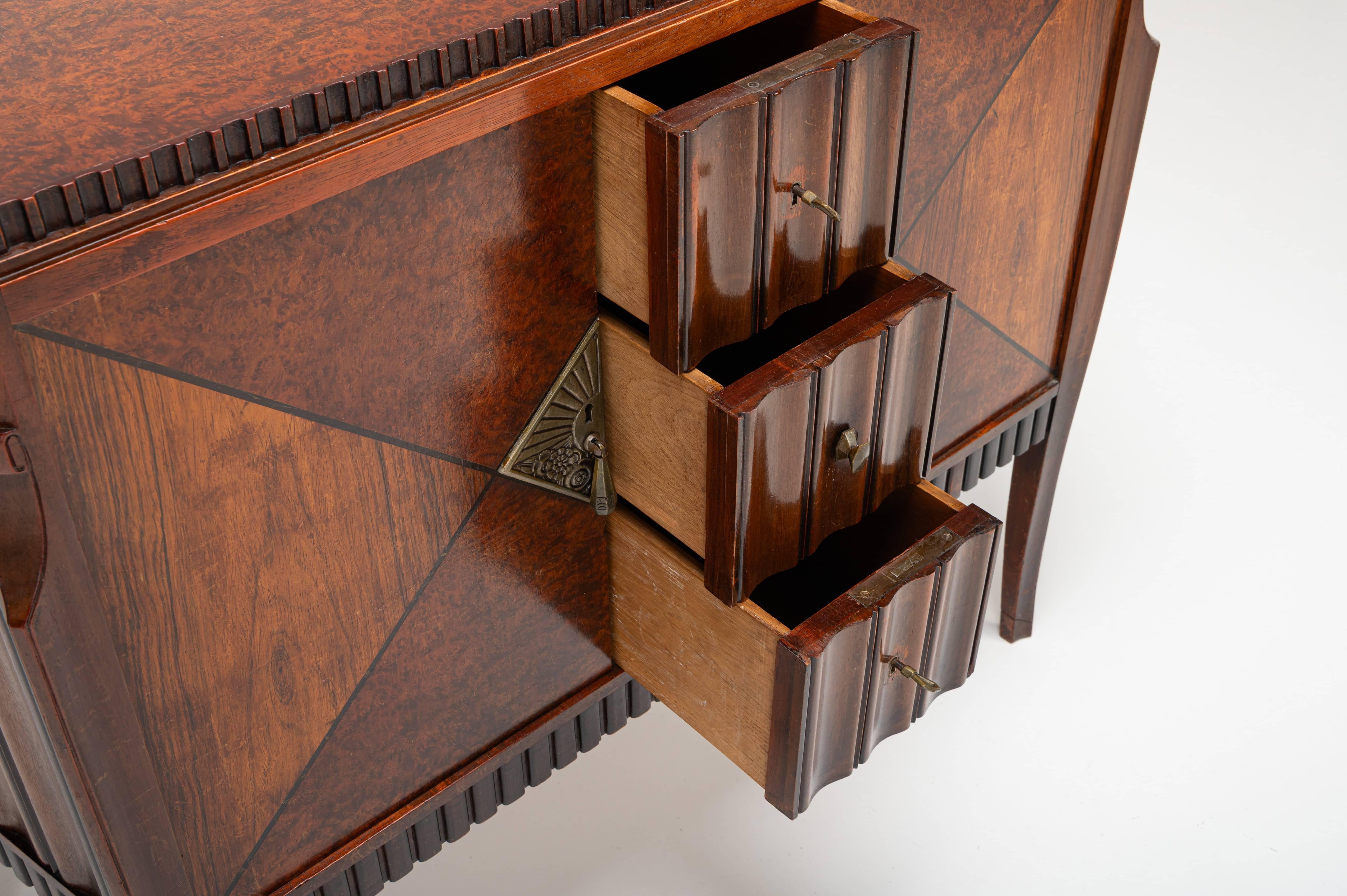 Art Deco cabinet by De Coene - 1925 1930s For Sale 5