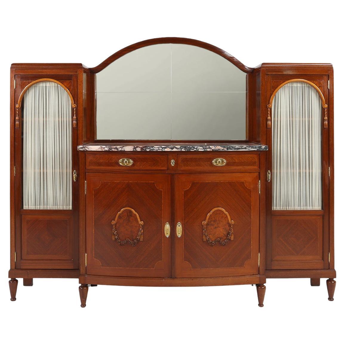Art Deco cabinet by De Coene 1930 For Sale