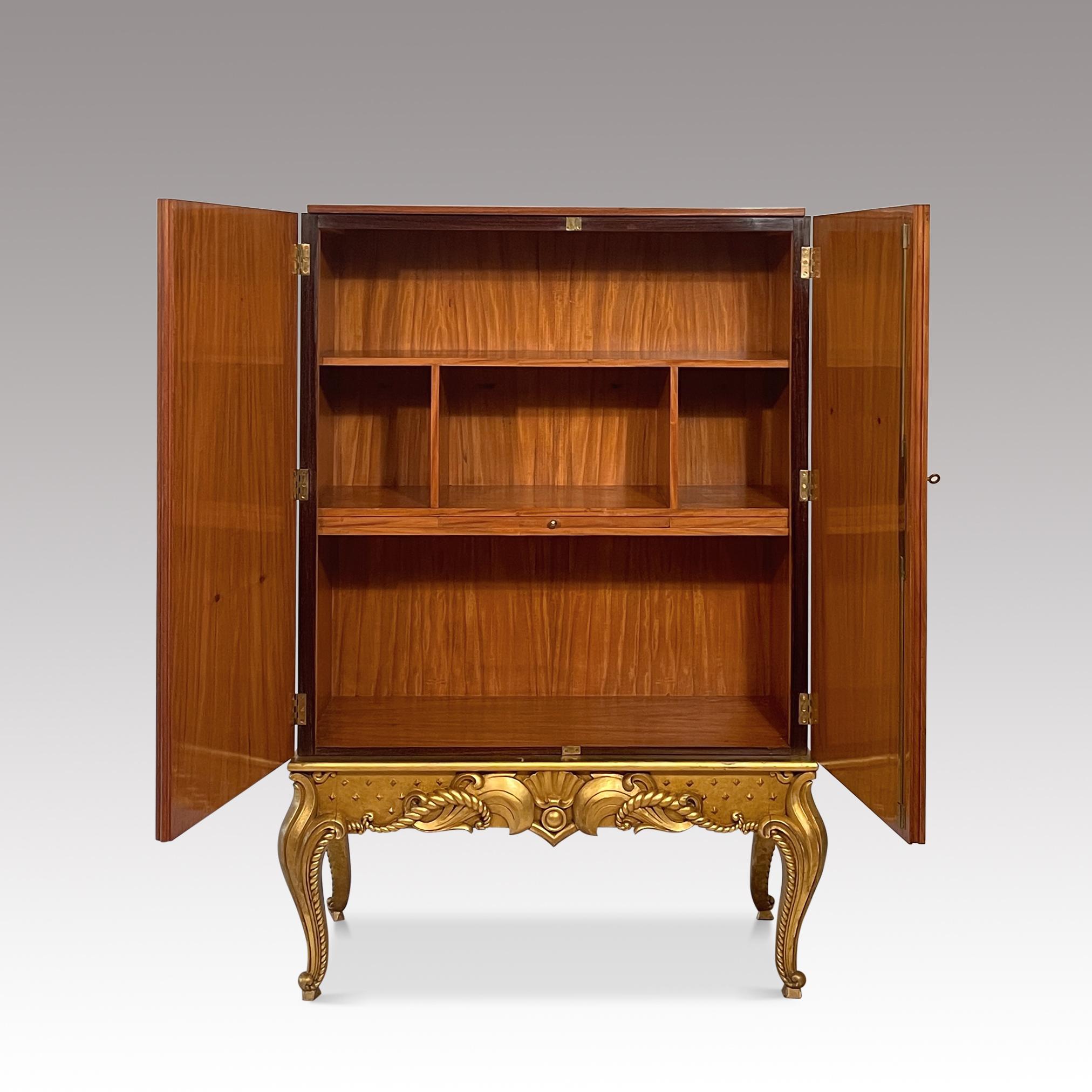 French Art Deco Cabinet by Maurice Dufrene, France, c. 1940 For Sale