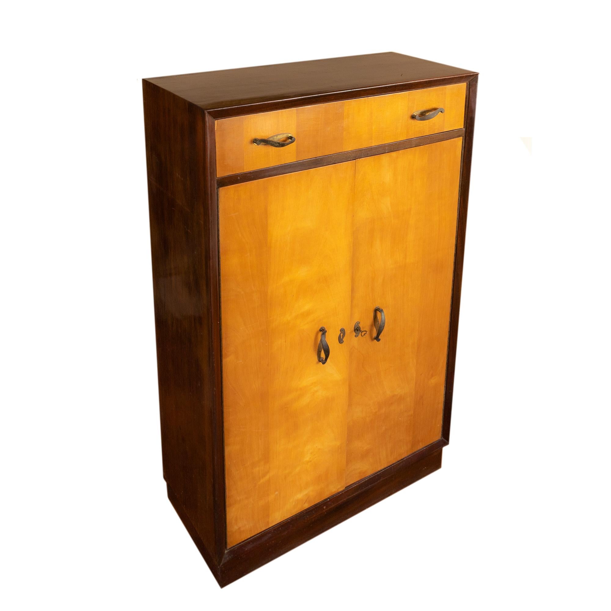 Art Deco Cabinet Cupboard, 1940s For Sale 6