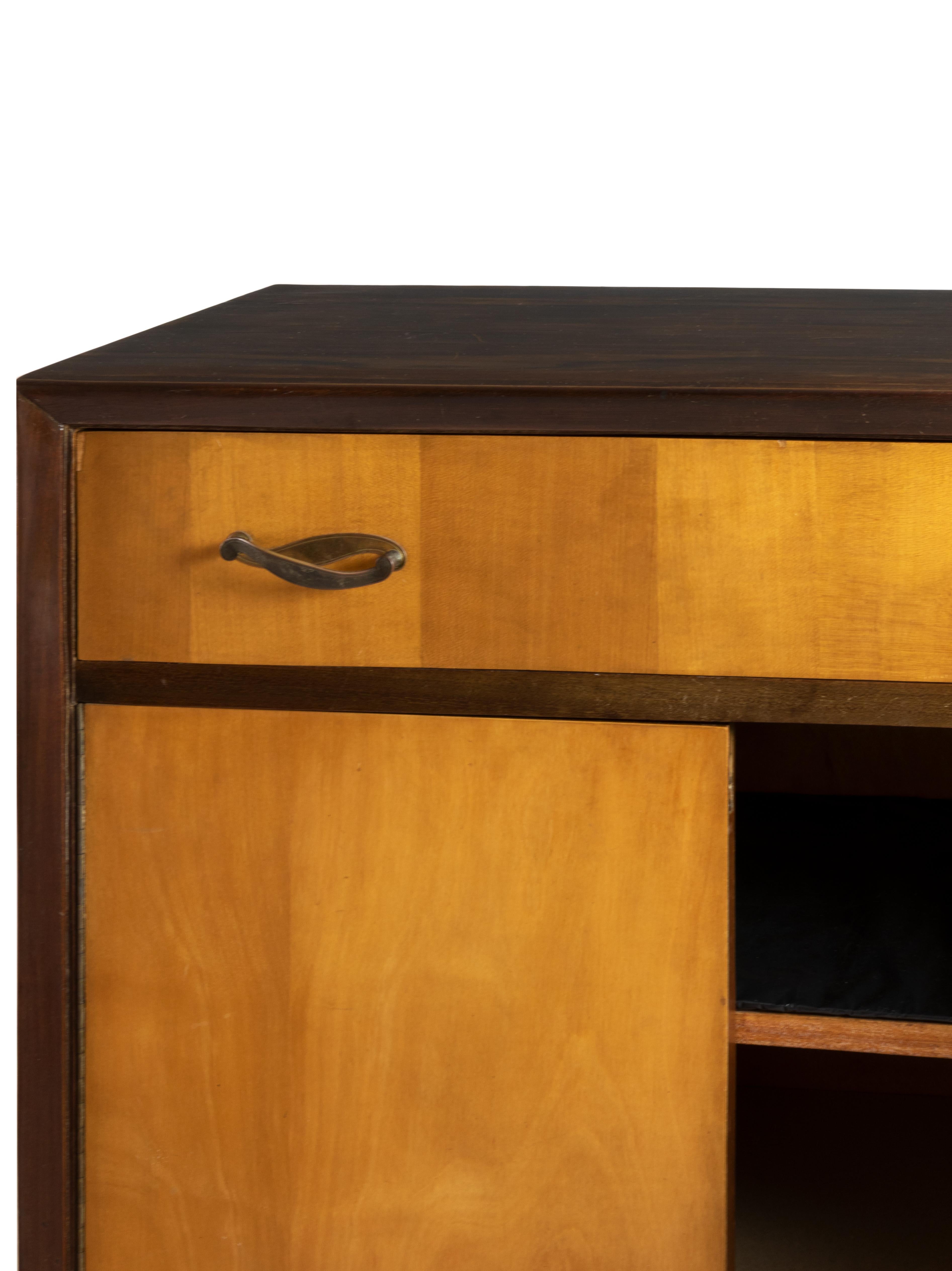Art Deco Cabinet Cupboard, 1940s For Sale 1