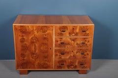 Art Deco Cabinet in Elm, Denmark, 1930s