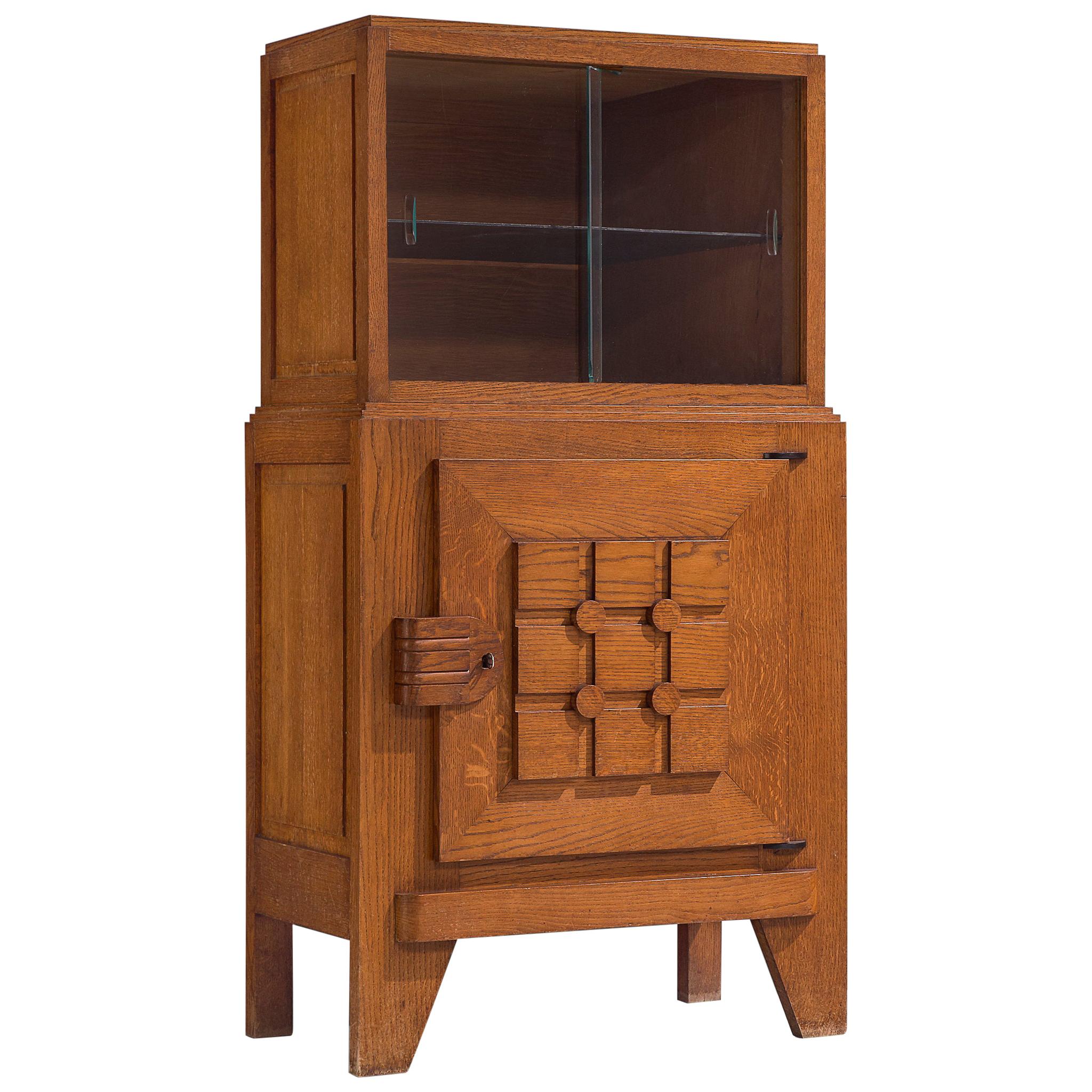 Art Deco Cabinet in Oak