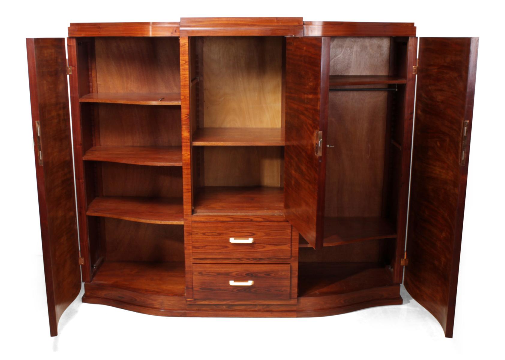 Art Deco Cabinet in Rosewood by Jules Leleu 2