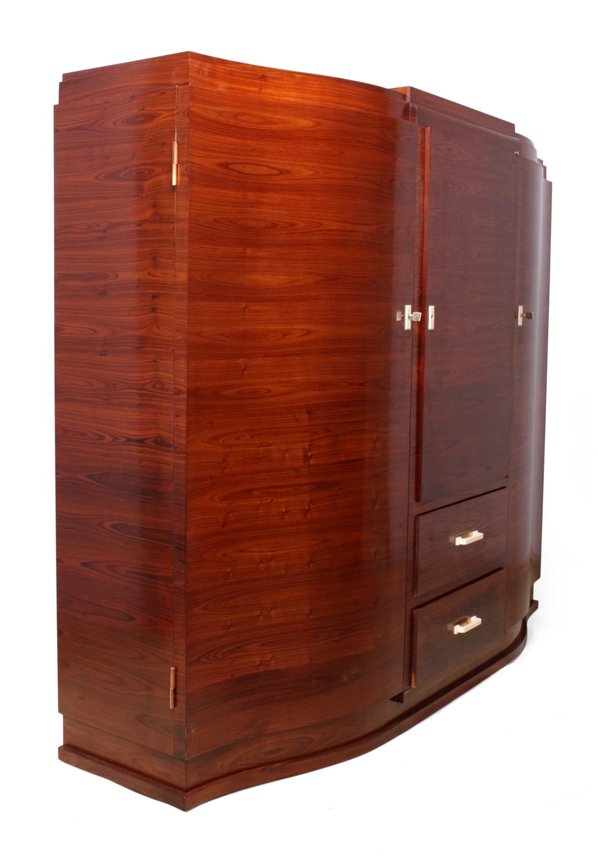 Art Deco Cabinet in Rosewood by Jules Leleu 3