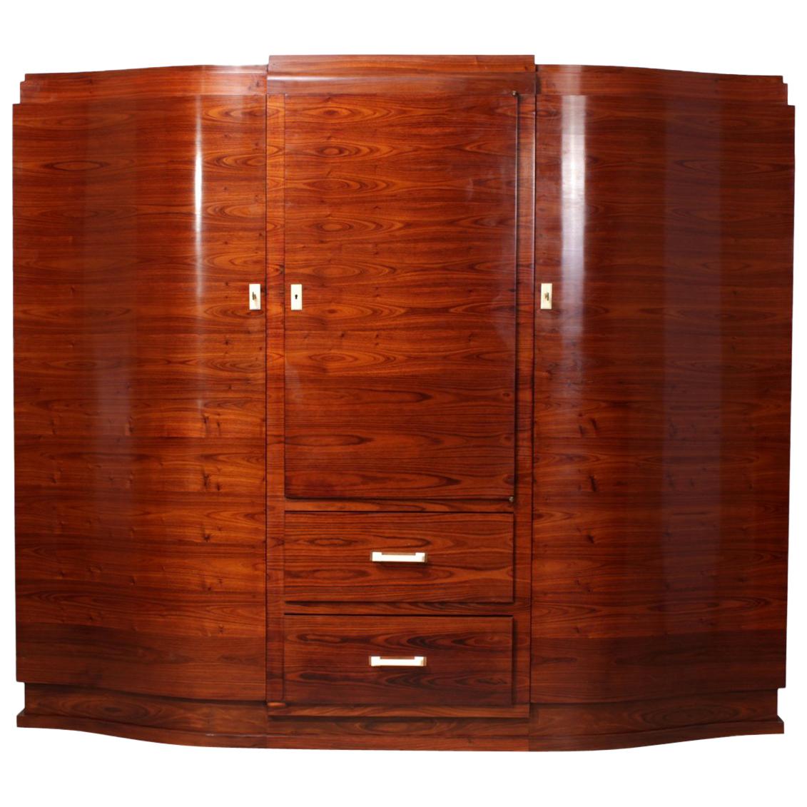 Art Deco Cabinet in Rosewood by Jules Leleu