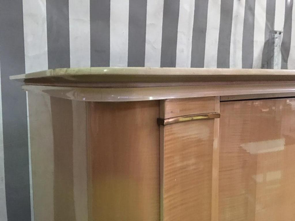 Cabinet Art Déco en placage de sycomore, vers 1940 en vente 4