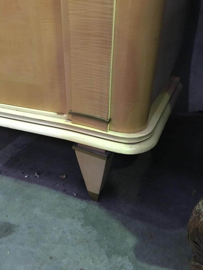 Cabinet Art Déco en placage de sycomore, vers 1940 Bon état - En vente à Mouscron, WHT