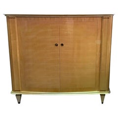 Cabinet Art Déco en placage de sycomore, vers 1940