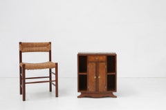 Art Deco cabinet in wood with marble top, France ca. 1930