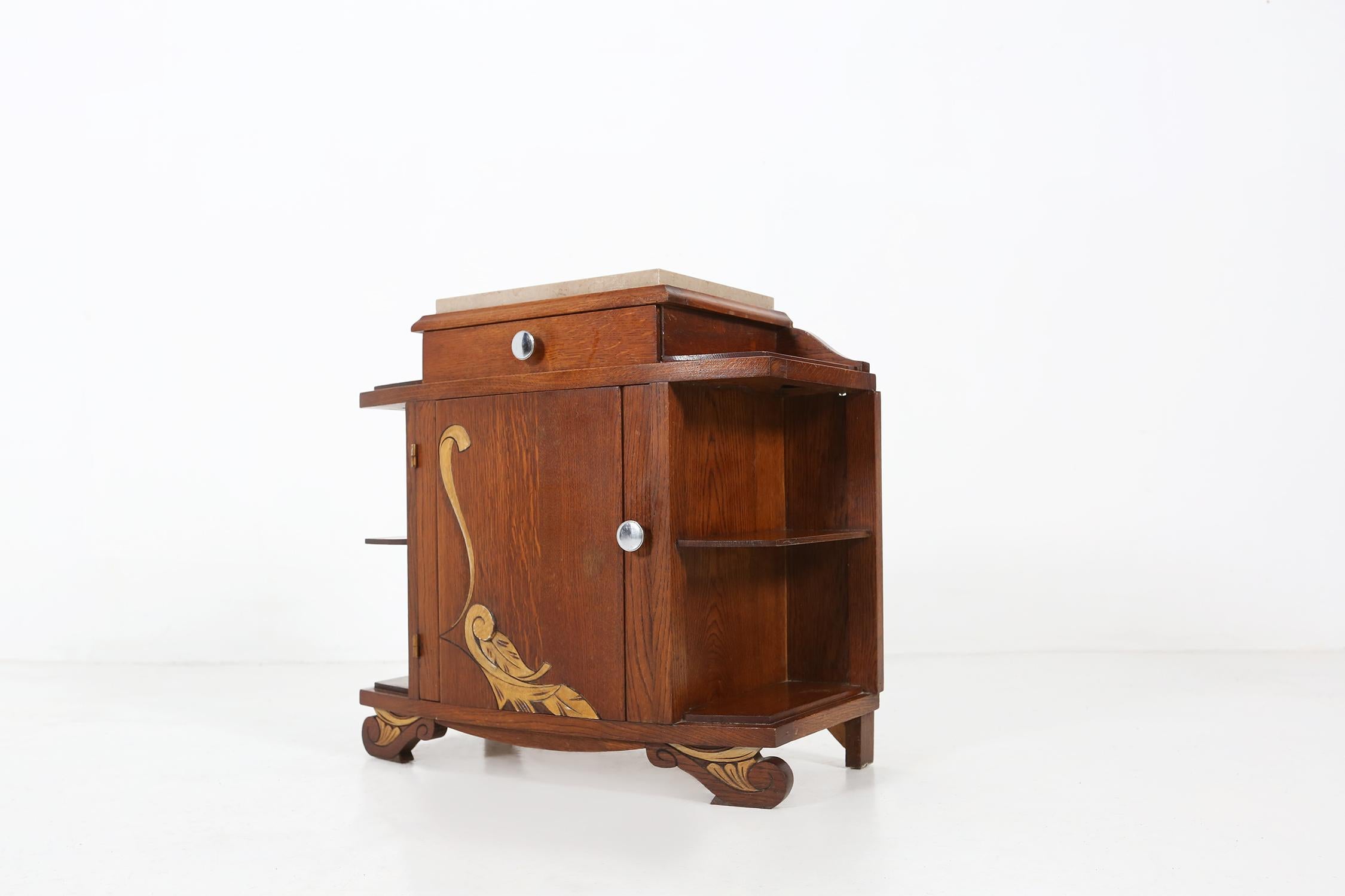 Art Deco Cabinet/Nightstand, Ca.1930 6