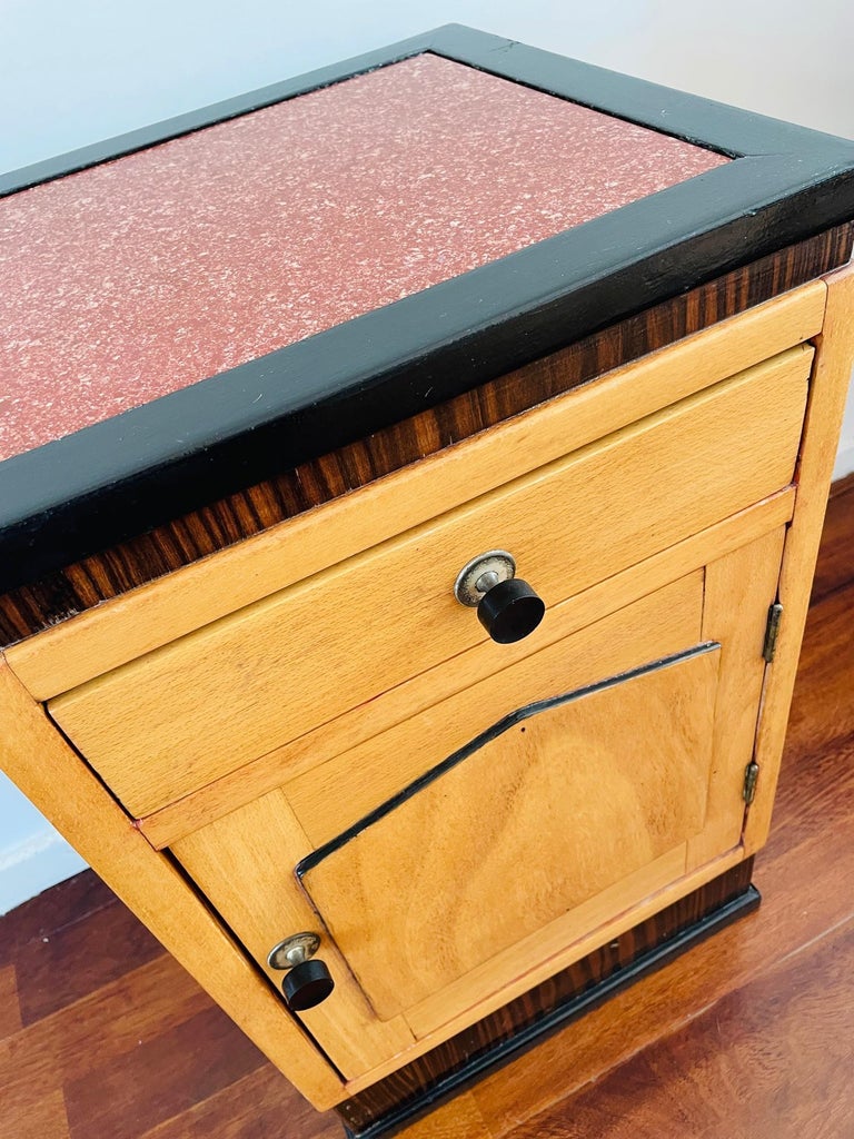 Art Deco Vintage 1930's Art Deco Wooden Eclectic Style For Sale at 1stDibs