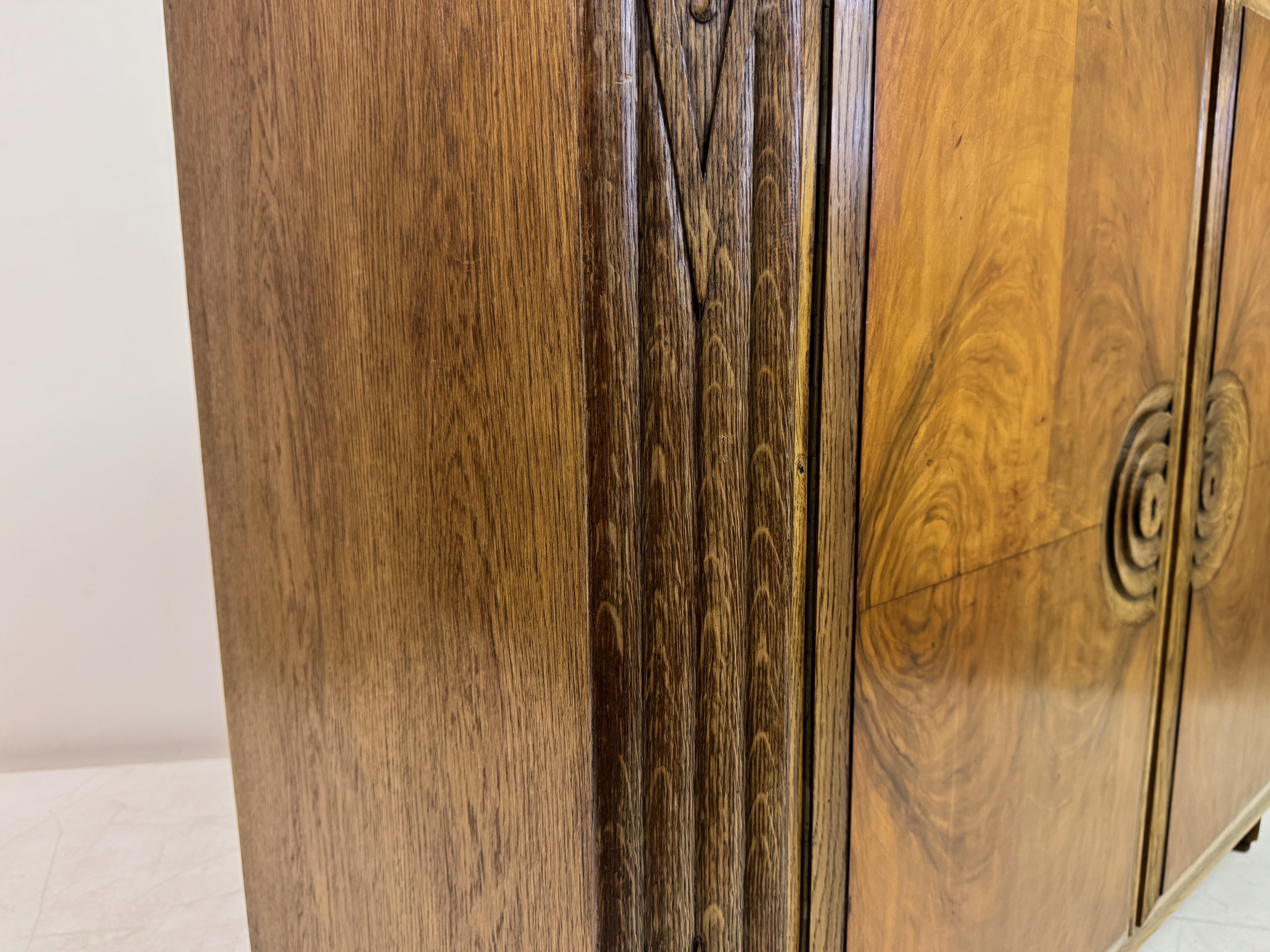 Art Deco Cabinet with Marble Top, France, 1930s For Sale 14
