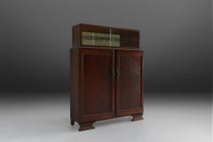 Art Deco Cabinet with Vitrine, circa 1930