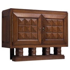 Art Deco Cabinet in Stained Oak
