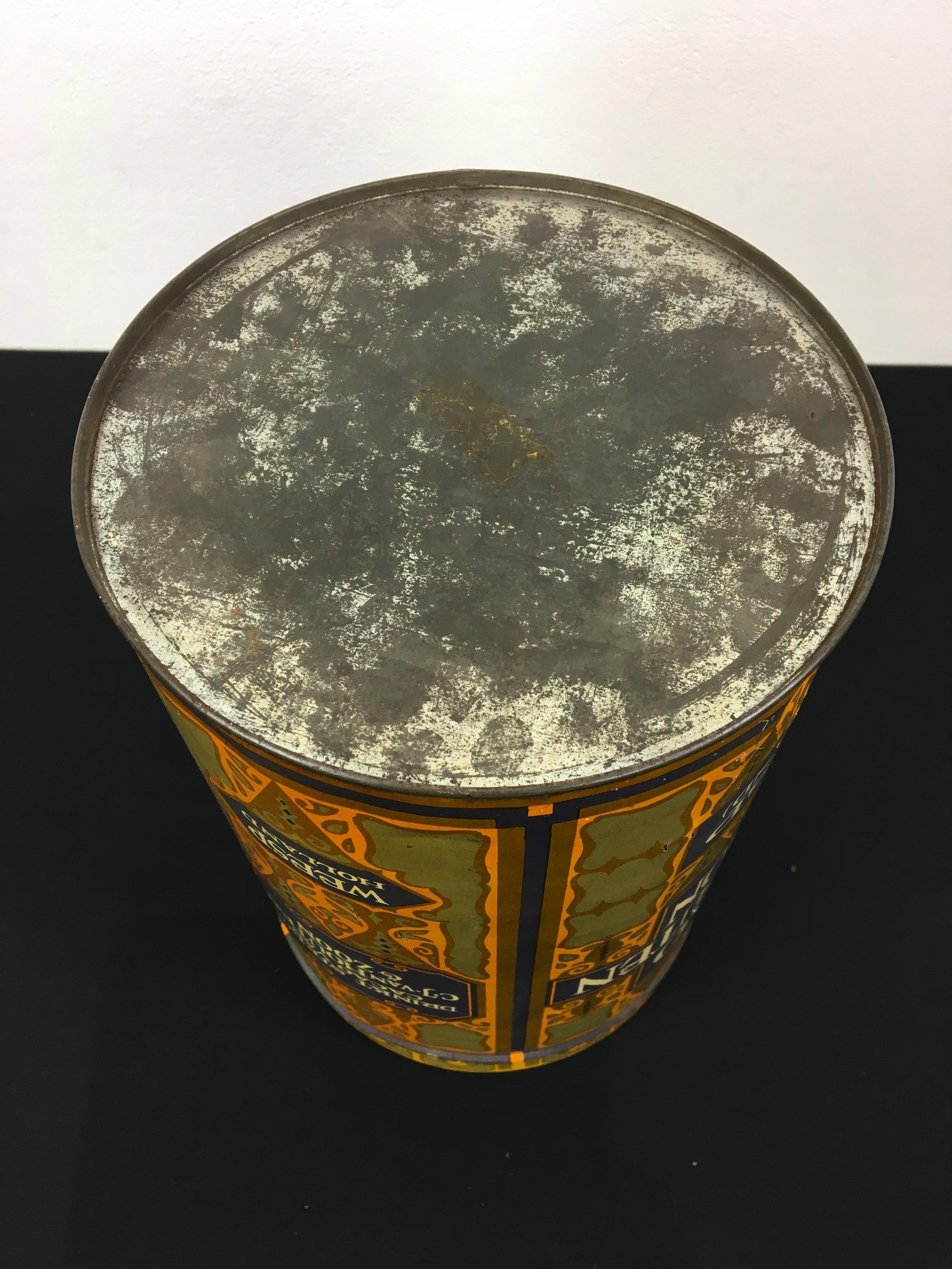 Art Deco Cacao Tin For Sale 12