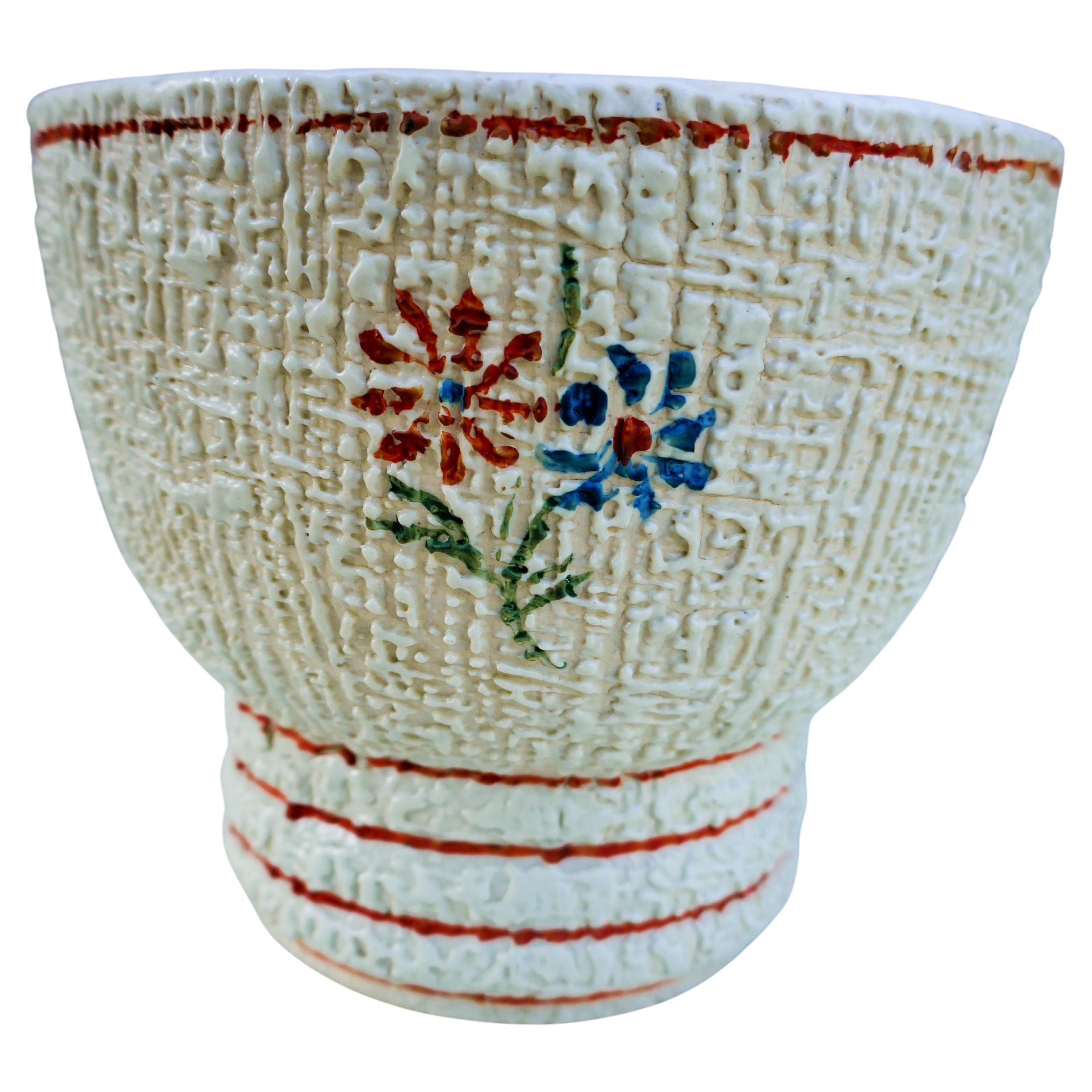 Art Deco cachepot attributed to the F.A.C.I. Carlo Guerrieri factory In condizioni buone in vendita a Lugo, IT