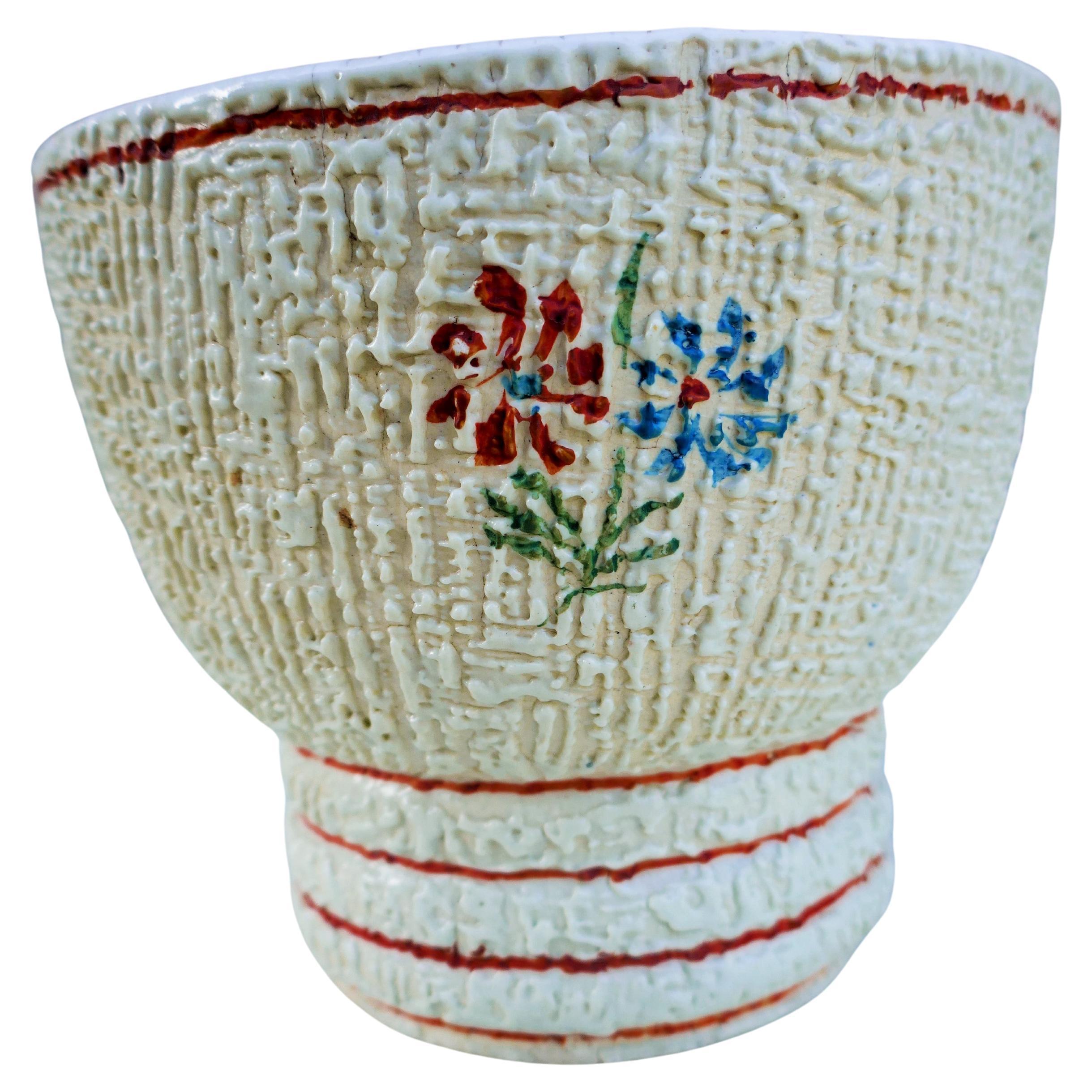 Mid-20th Century Art Deco cachepot attributed to the F.A.C.I. Carlo Guerrieri factory in vendita