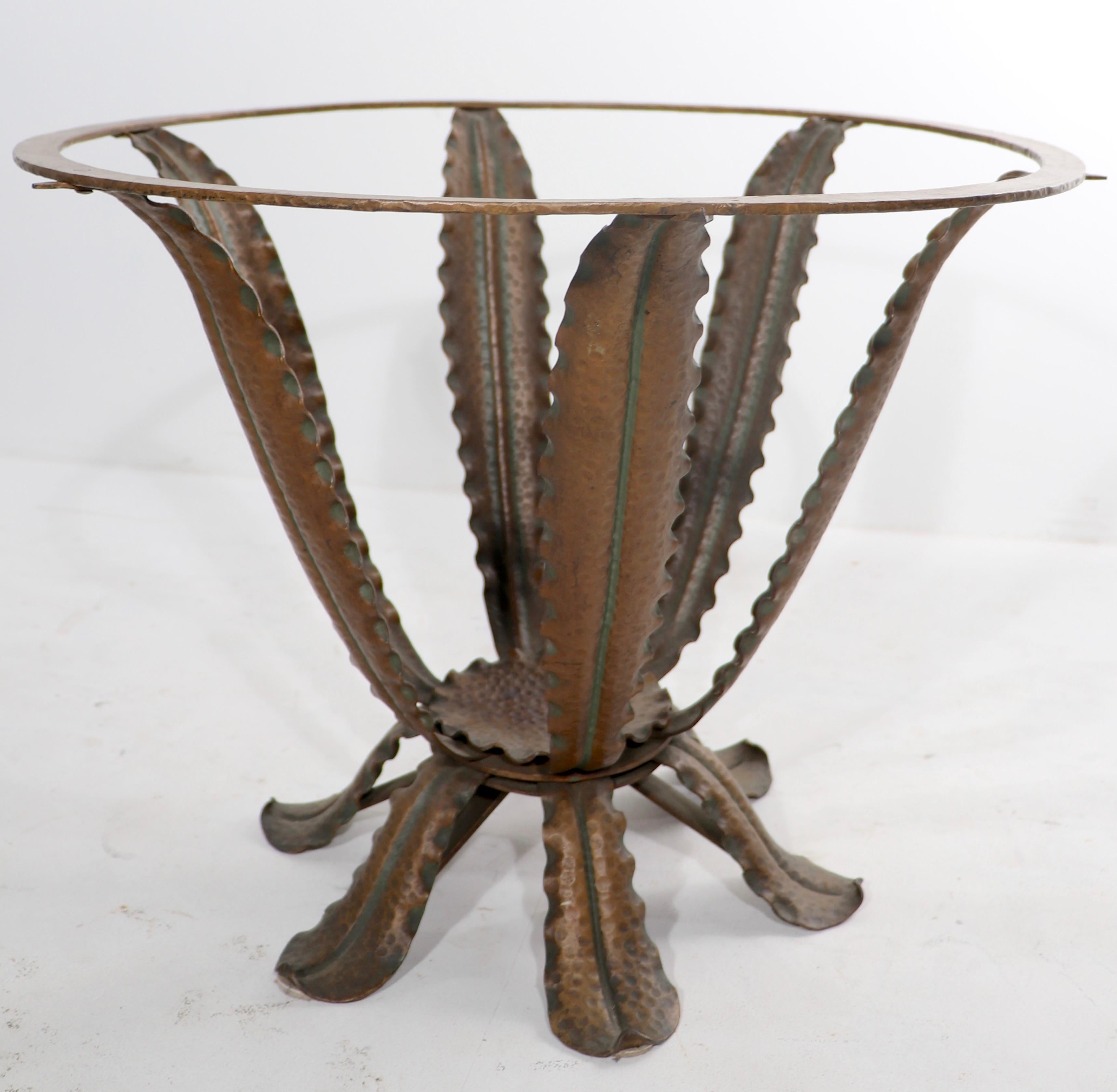 Art Deco Cactus Table by Pier Luigi Colli In Good Condition In New York, NY