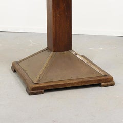 Art Deco Café Table with Brass and Marble