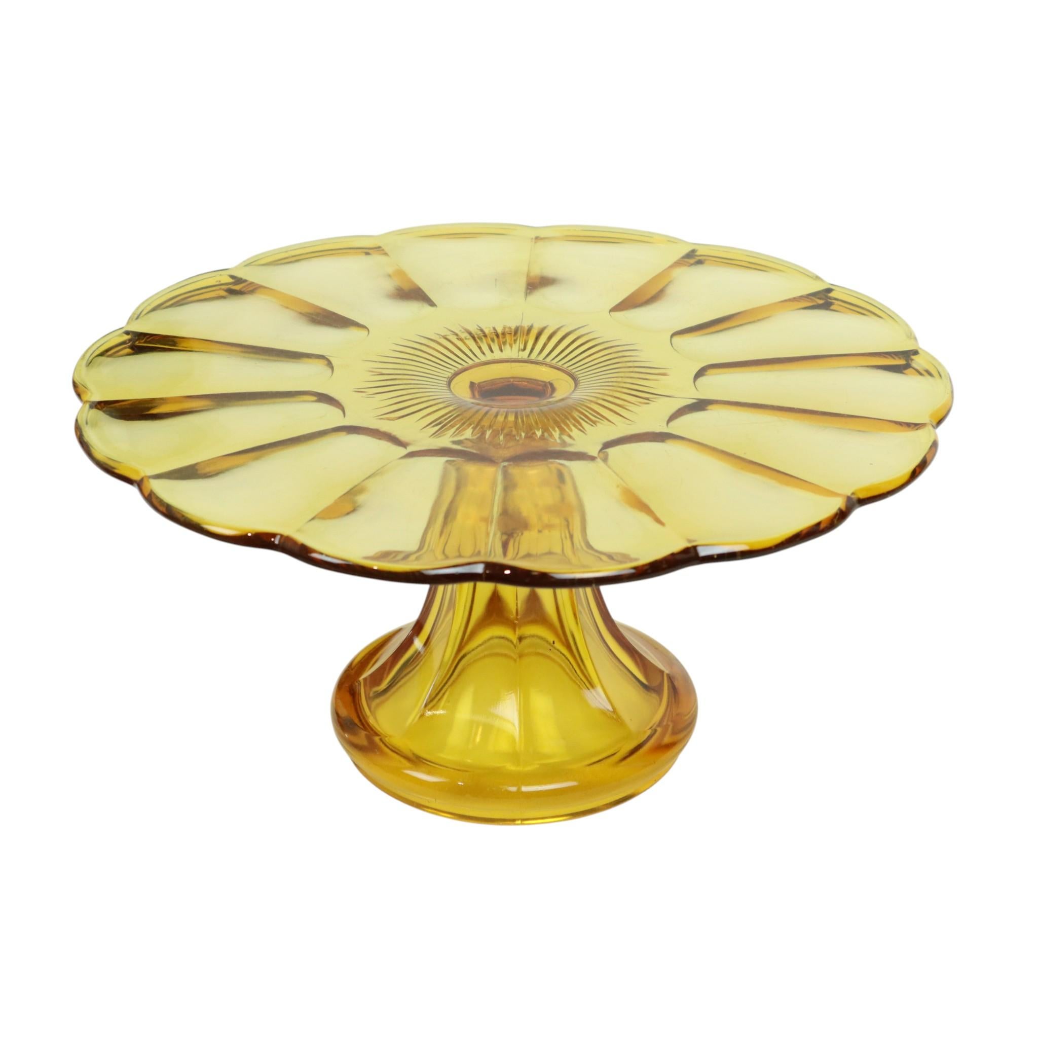 Art Deco Tortenständer Standard Bernstein Luxval 1935 VSL (Art déco) im Angebot