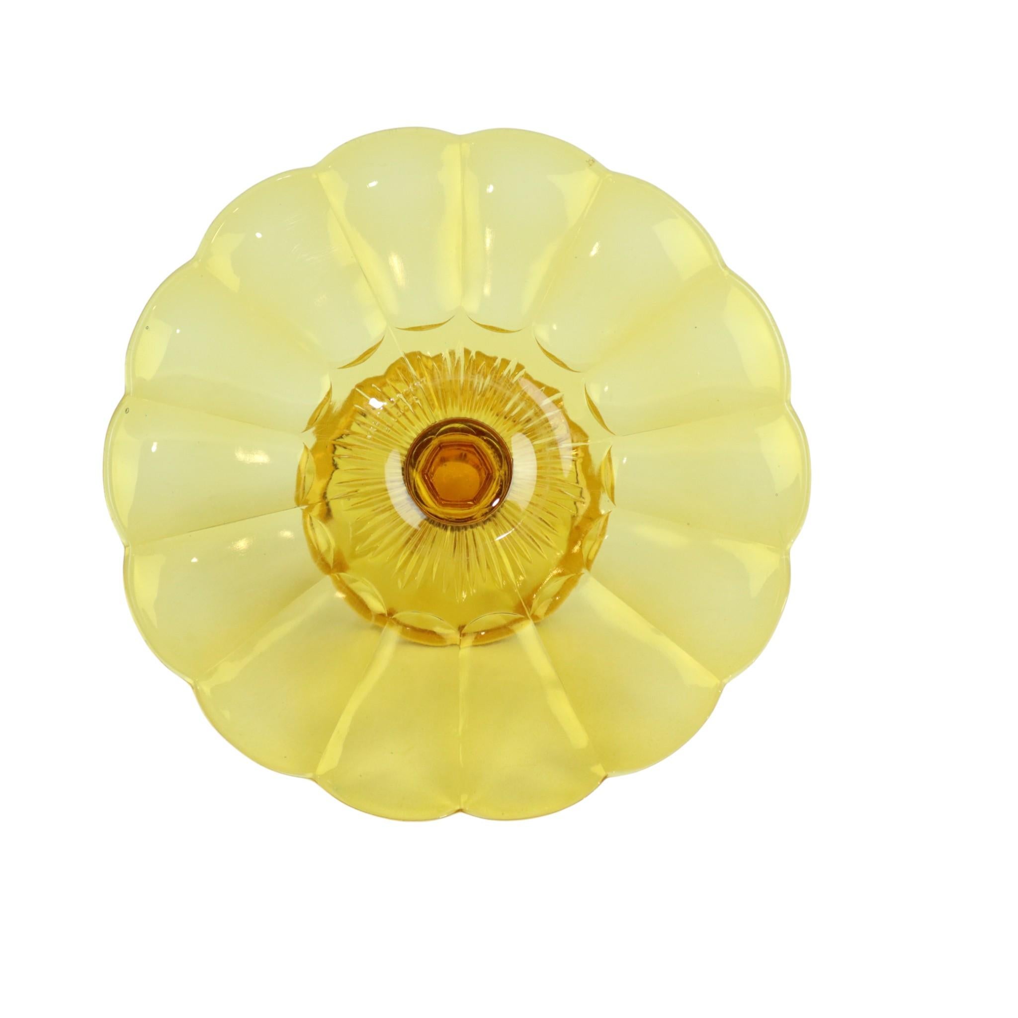 Art Deco Tortenständer Standard Bernstein Luxval 1935 VSL (Gepresst) im Angebot