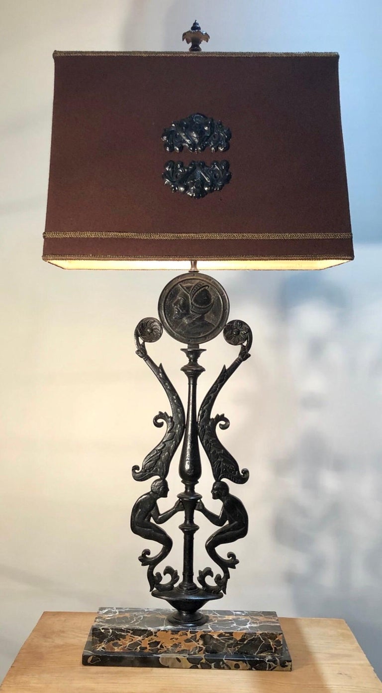 Art Deco Caldwell Bronze Lamp For Sale at 1stDibs