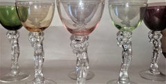 Art Deco Cambridge Set of 6 Brandy Goblets