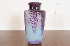 Art Deco Kamee-Glasvase von Charles Schneider für Le Verre Français, 1920er Jahre