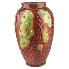 Art deco camille faure vase