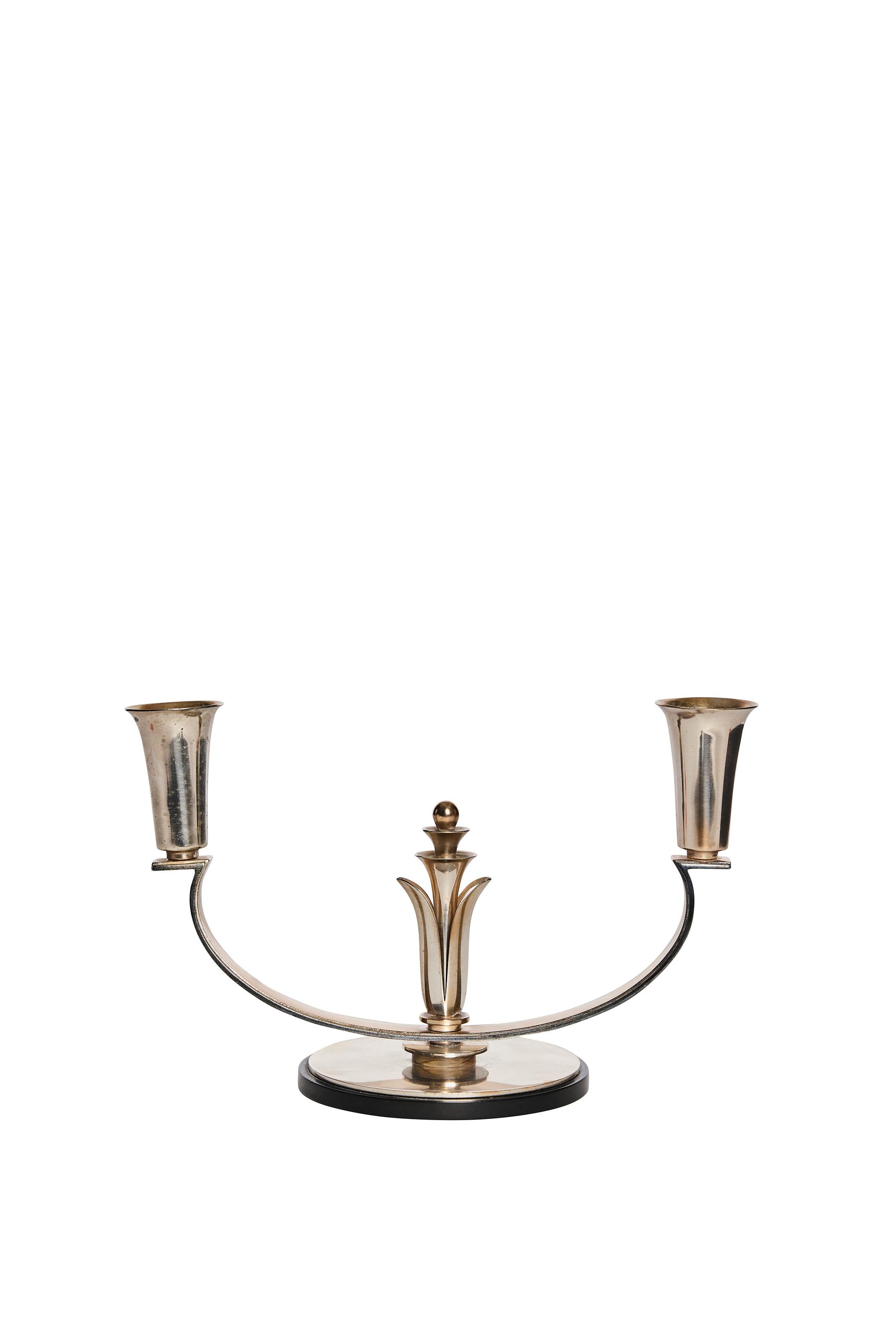 Danese Candelabro Art Deco di Alta of Denmark, anni '20-'30 in vendita