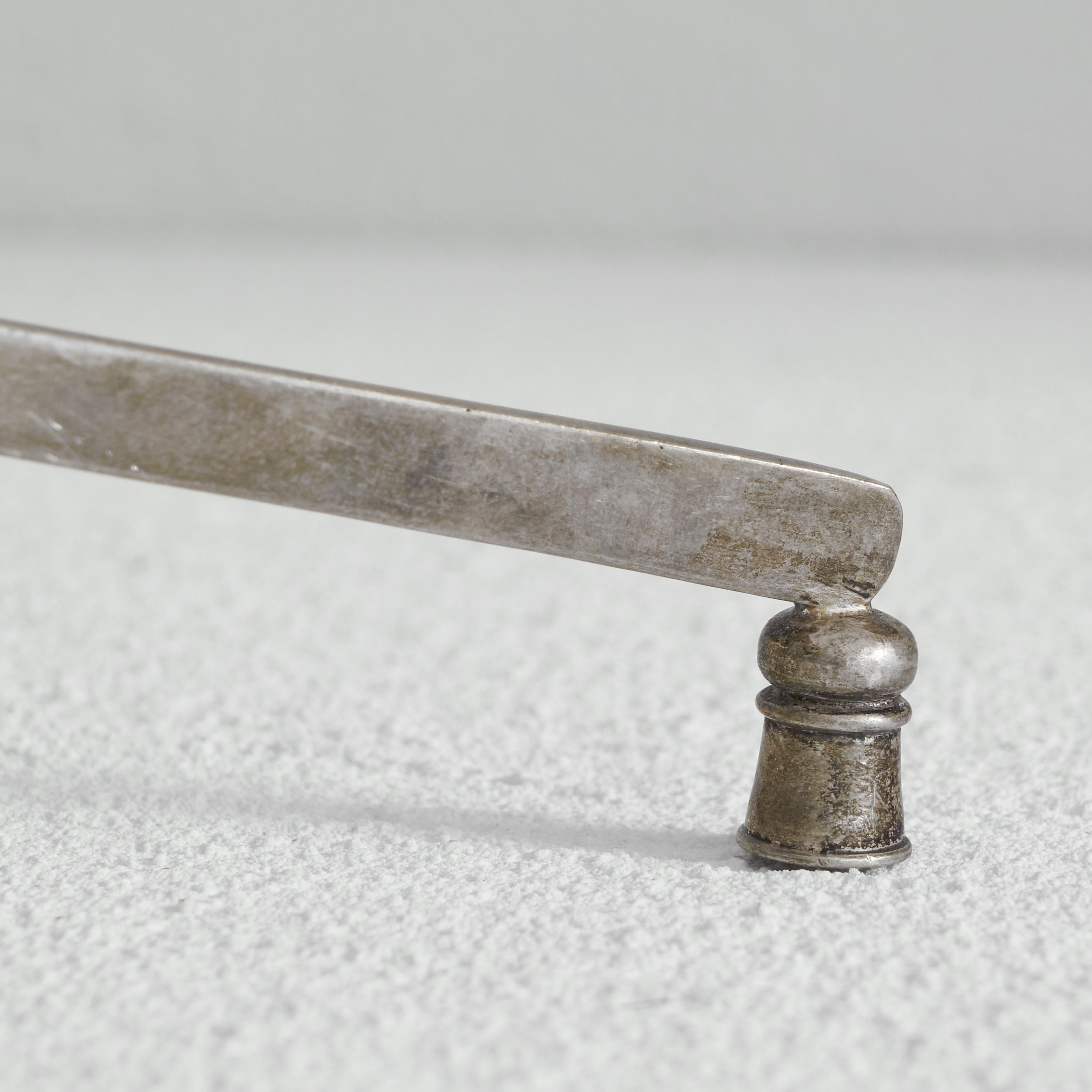Unknown Art Deco Candle Snuffer in Patinated Silver