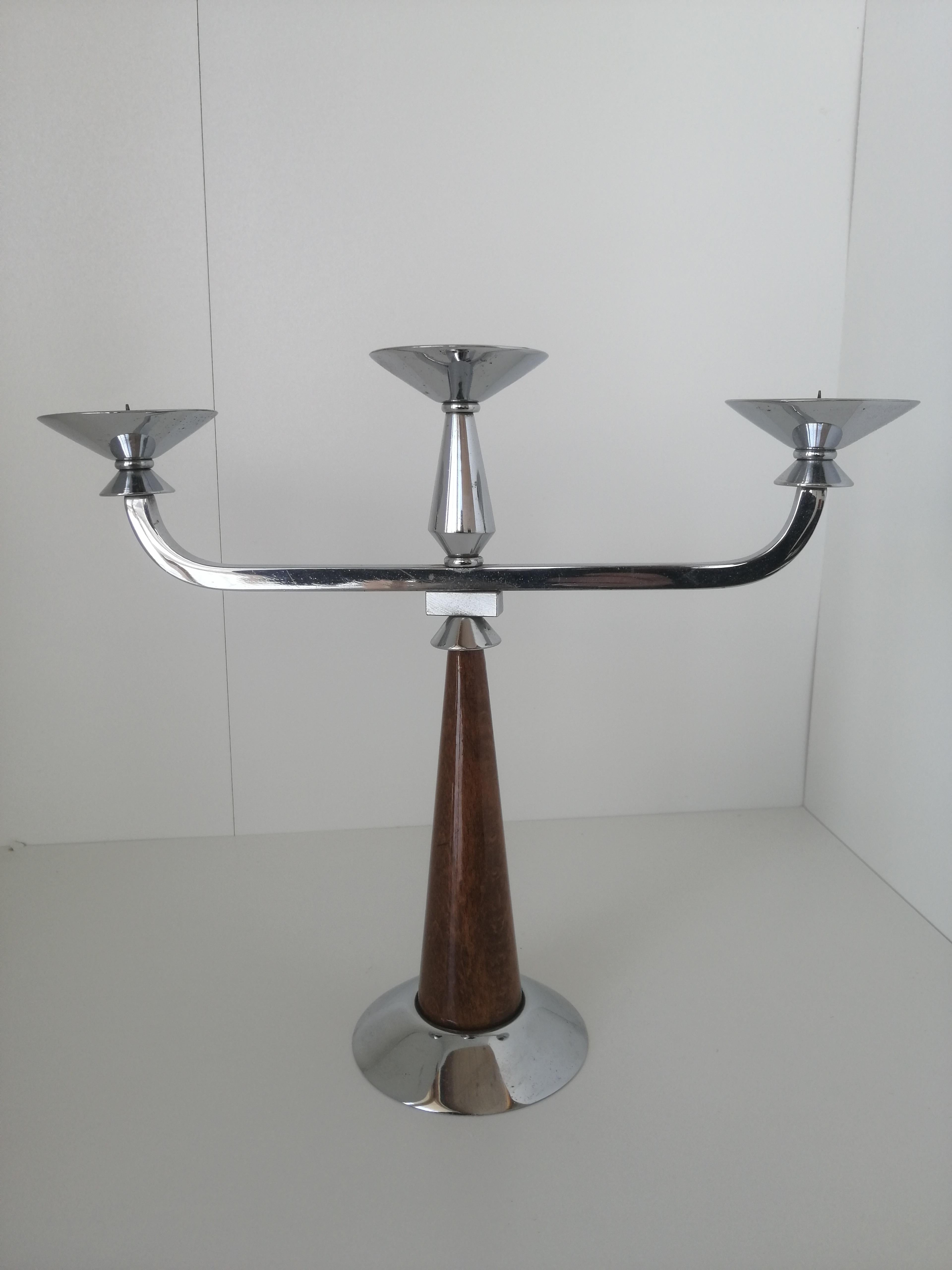 Art deco candlestick 1930.