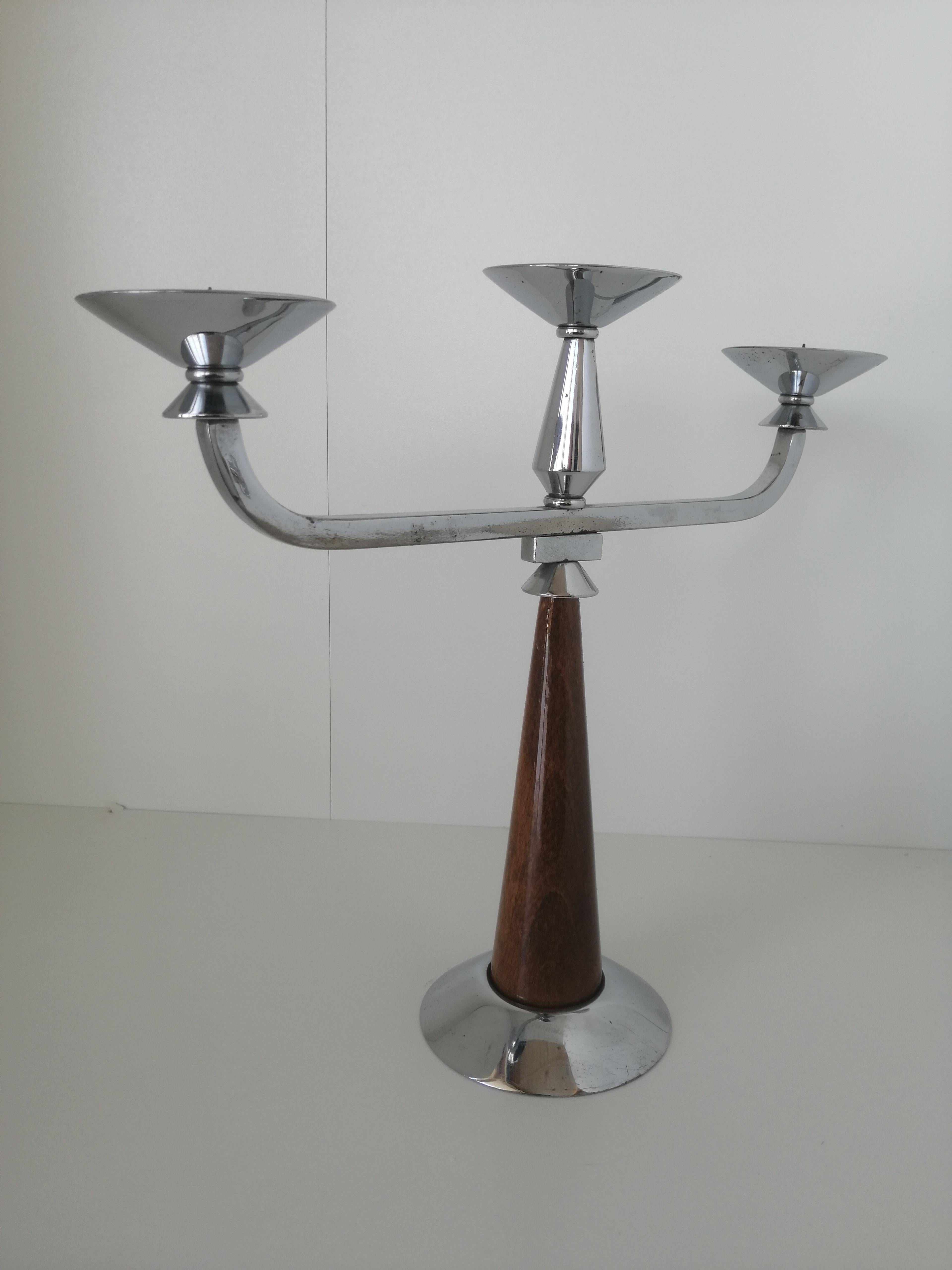 Mid-20th Century Art Deco Candlestick For Sale