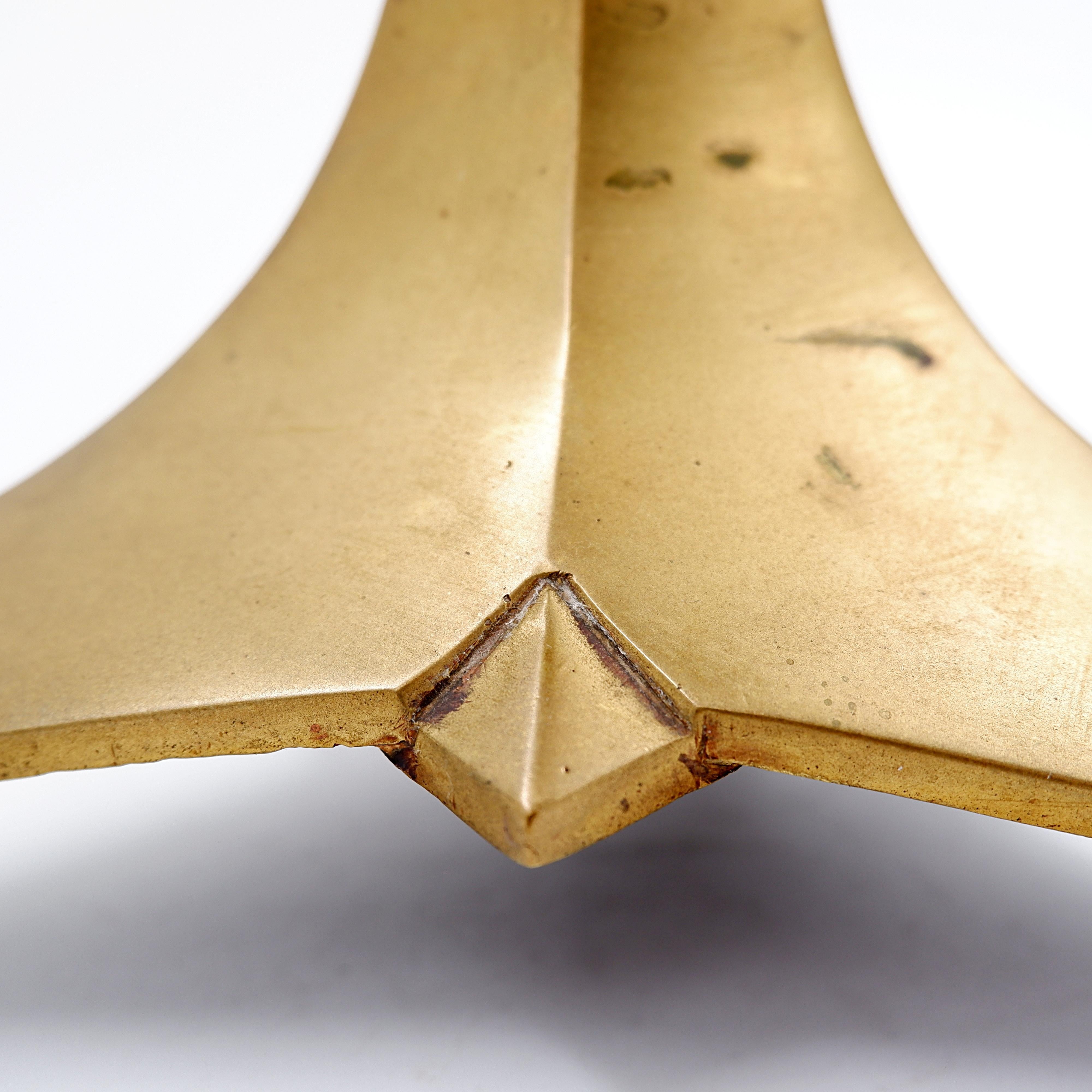 XX secolo Candeliere Art Déco, bronzo dorato, 1930 circa in vendita