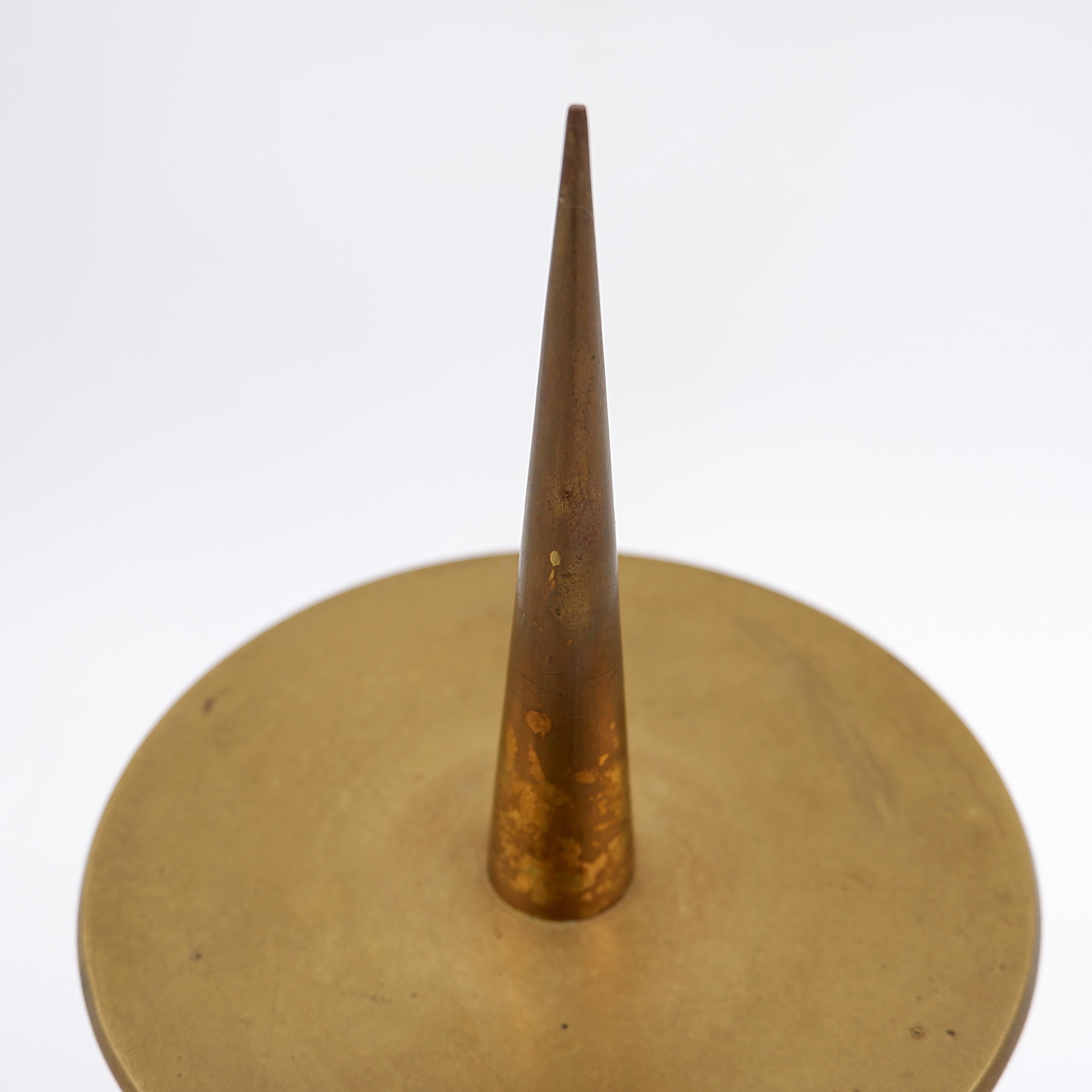 Candeliere Art Déco, bronzo dorato, 1930 circa in vendita 4
