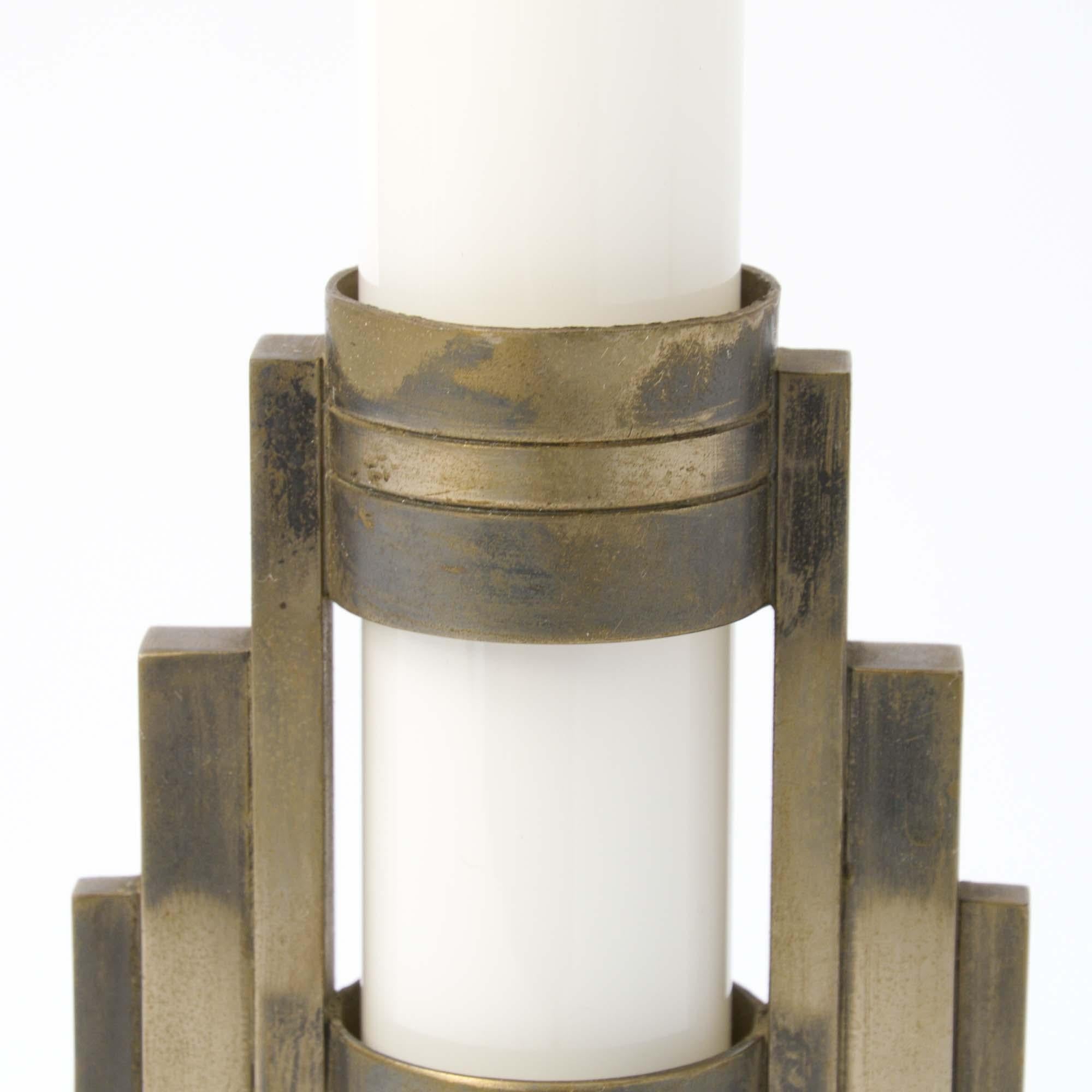 Art Deco Candlestick Table Lamp 2