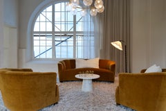 Candelieri Art Deco in ottone di Lars Holmström ad Arvika, Svezia