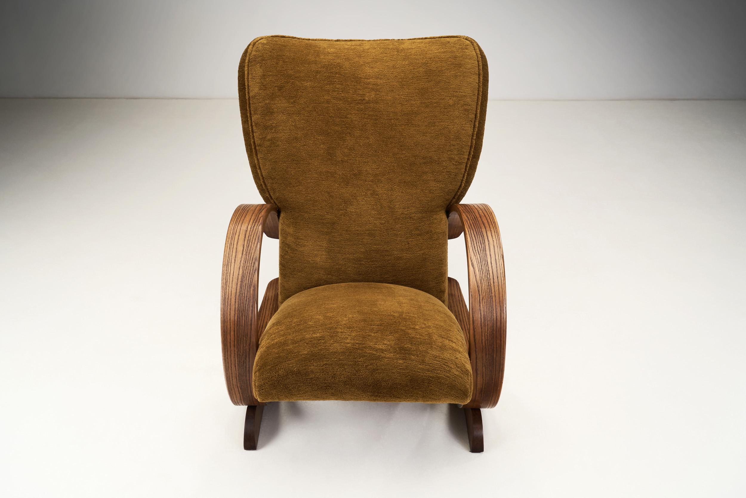 Art Deco Cantilever Lounge Chair, Europe ca 1930s In Good Condition In Utrecht, NL
