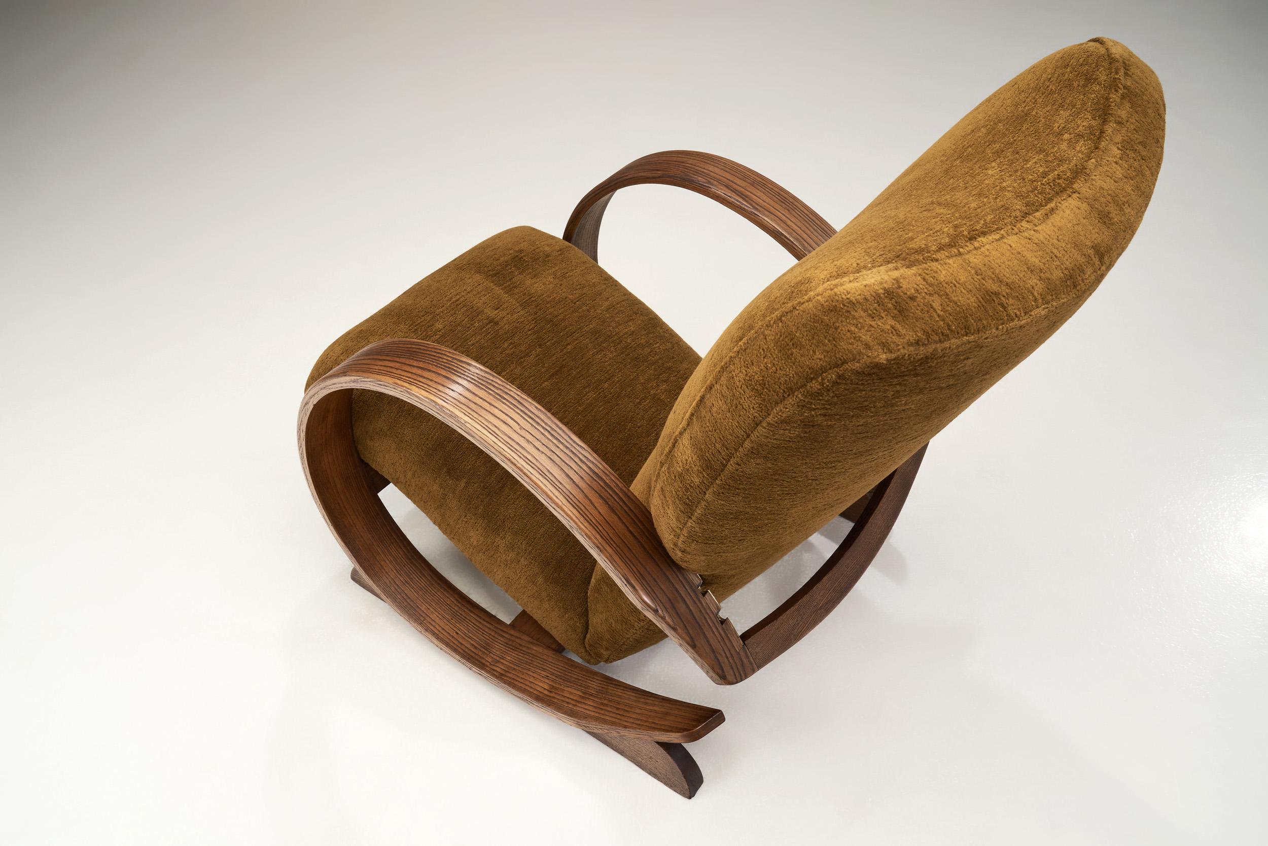 Art Deco Cantilever Lounge Chair, Europe ca 1930s 1