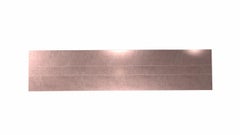 Art Deco Card Tables and Tea Tables Rectangular Console in Smooth Copper